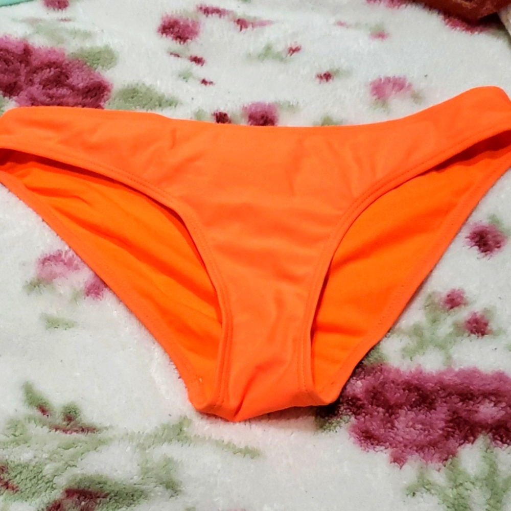 Orange bikini bottoms